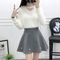 Sweet sweater + skirt two-piece - Thumbnail 1