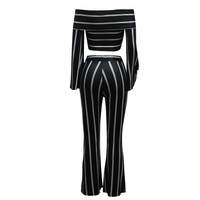 Pinstripe Two Piece Jumpsuit - Thumbnail 1