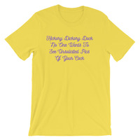 Hickory Dickory Dock Short-Sleeve Unisex T-Shirt black,pink,yellow,white - Thumbnail 3