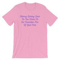 Hickory Dickory Dock Short-Sleeve Unisex T-Shirt black,pink,yellow,white - Thumbnail 4