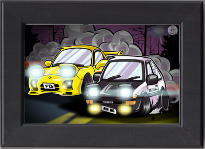 Initial D (Mini print)