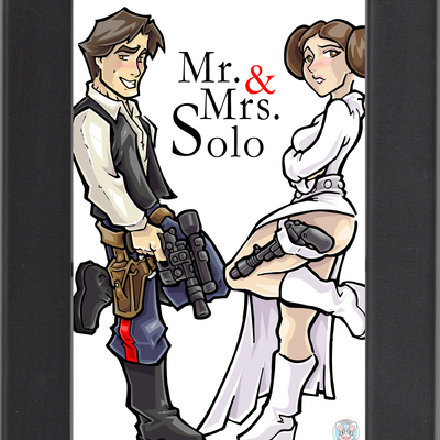 Mr and mrs solo (mini print)