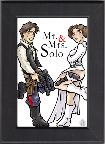 Mr and Mrs Solo (Mini print)