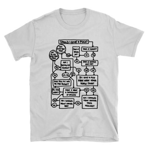  Should I Give A Fuck - Short-Sleeve Unisex T-Shirt