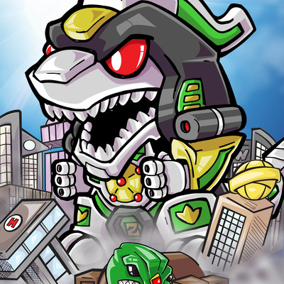 Dragonzord print
