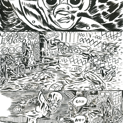 Bottomless pit comic page 16 "gun"