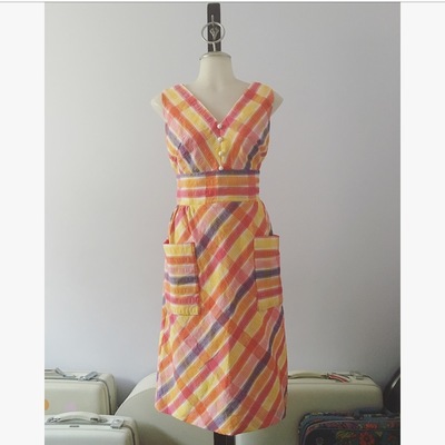 Multicolor vintage dress