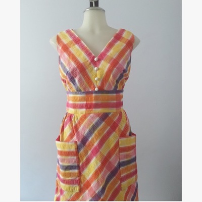 Multicolor vintage dress