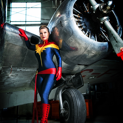 Captain marvel - indoors