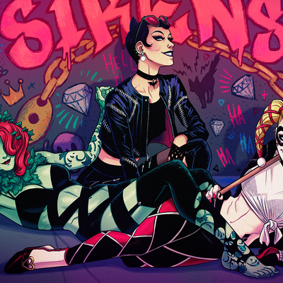 Gotham city sirens print