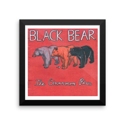 Framed cinnamon phase poster