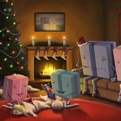 "presents opening children" (3rd edition) small print (11" x 8.5") [limited stock]