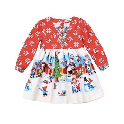 Peppermint princess dress