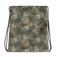 Floral Armadillos ☆ Drawstring bag - Thumbnail 1