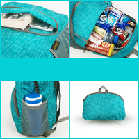 Foldable Children Travel School Shoulder Bag Backpack MFB13 - Thumbnail 4