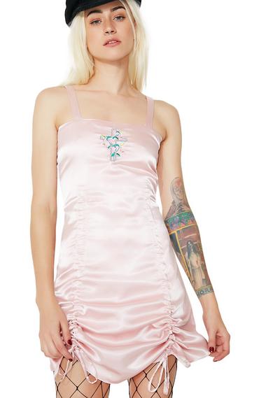 Cross And Lily Satin Dress by Stuck on Stupid