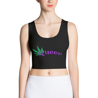 Ganja Queen Crop Top - Thumbnail 1