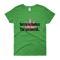"Sorry for my Bluntness" short sleeve t-shirt - Thumbnail 1