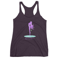 "Glitter for Breakfast" Racerback Tank - Thumbnail 2