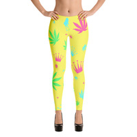 Yellow Queen of the Green Leggings - Thumbnail 1