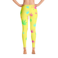 Yellow Queen of the Green Leggings - Thumbnail 2