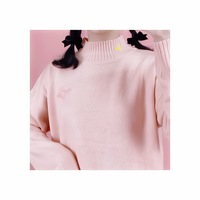 Moon embroidery pastel sweater - Thumbnail 3