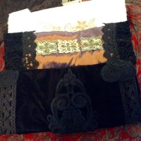 Victorian inspired hand warmer muff, Dickens - Thumbnail 4