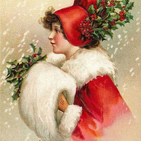 Victorian inspired hand warmer muff, Dickens - Thumbnail 2