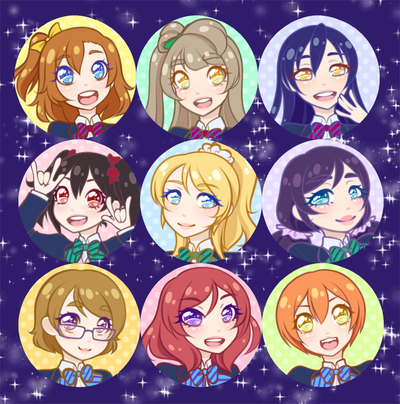 Love Live Buttons