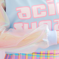 ACID SUGAR TRANSPARENT LONG SLEEVE TEE - Thumbnail 3