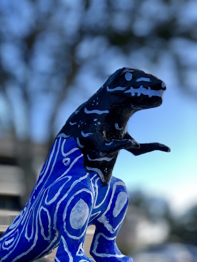 “JURASSIC #2” 8inch Painted Figurine by Dev Kai