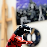 “JURASSIC #3” 8inch Painted Figurine by Dev Kai - Thumbnail 3