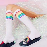 Rainbow Stockings 2 Colors - Thumbnail 1
