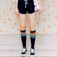 Rainbow Stockings 2 Colors - Thumbnail 2