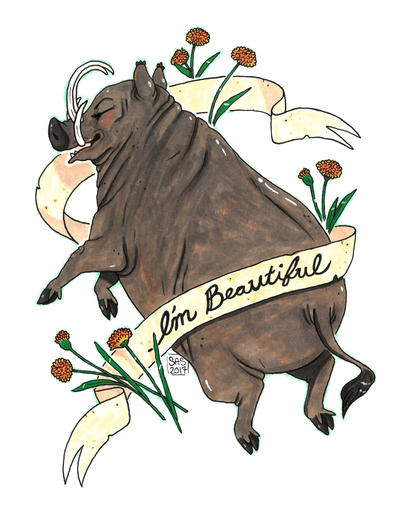 I'm Beautiful Print