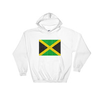 reppin Jamaica Hooded Sweatshirt graphic on the front - Thumbnail 1