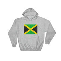 reppin Jamaica Hooded Sweatshirt graphic on the front - Thumbnail 5