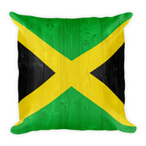 Jamaica Square throw Pillow