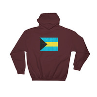 reppin Bahamas Hooded Sweatshirt graphic on the back - Thumbnail 6