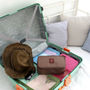 BROWN Color Travel Use Multiple Pocket Packing Pouch Good for Underwear - Thumbnail 3