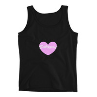 Babygirl White Print Tank - Thumbnail 1