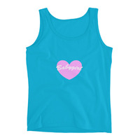 Babygirl White Print Tank - Thumbnail 3