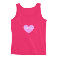 Babygirl White Print Tank - Thumbnail 6