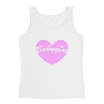 "babygirl" transparent font tank