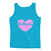 "Babygirl" Transparent Font Tank - Thumbnail 3