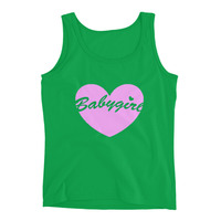 "Babygirl" Transparent Font Tank - Thumbnail 4