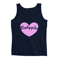 "Babygirl" Transparent Font Tank - Thumbnail 7