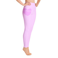 "Babygirl" Pink Yoga Leggings - Thumbnail 1