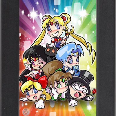 Sailor scouts (mini print)