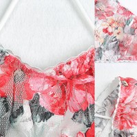 Flower Bomb Lace Bralette - Thumbnail 4